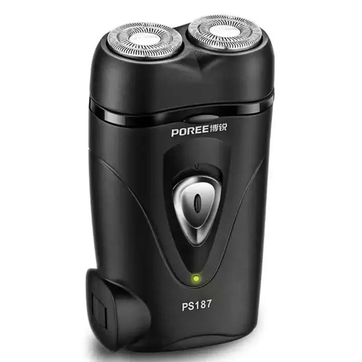 POREE PS187 Electric Rechargeable Rotatable Dual Head Electric Men Shaver