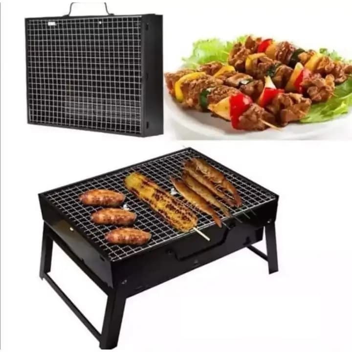 Portable Charcoal Grill Fold Barbecue Stove For Outdoor Camping