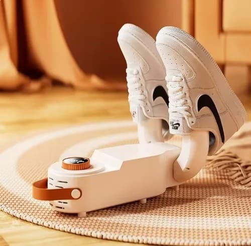 Portable Electric Shoe Dryer Telescopic Adjustable Quick Drying Deodorizing With Heat Blower Auto Off Timer