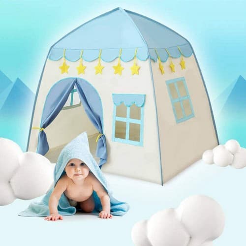 Portable Kids Foldable Play Tent Princess Castle Playground view 2