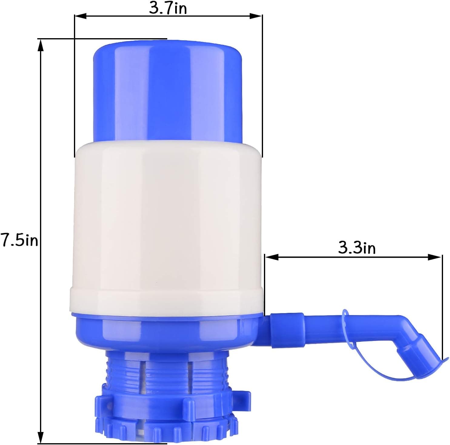 Portable Manual Water Bottle Jar Pump view 2