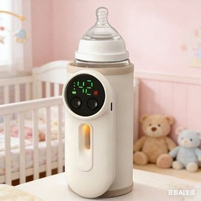 Portable Milk Bottle Warmer For Baby Rechargeable Breast Milk & Formula Warmer With Temperature Control view 2
