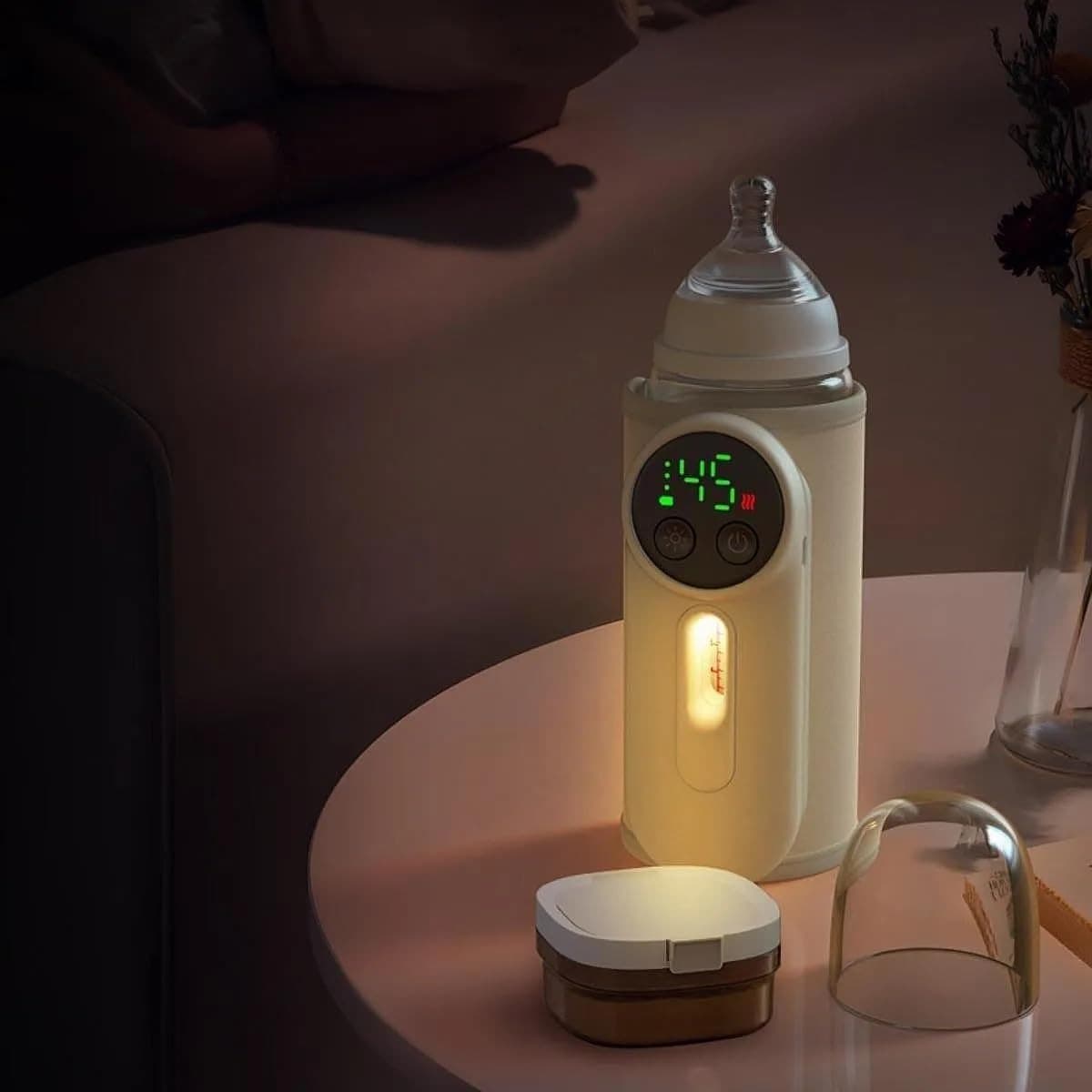 Portable Milk Bottle Warmer For Baby Rechargeable Breast Milk & Formula Warmer With Temperature Control view 3