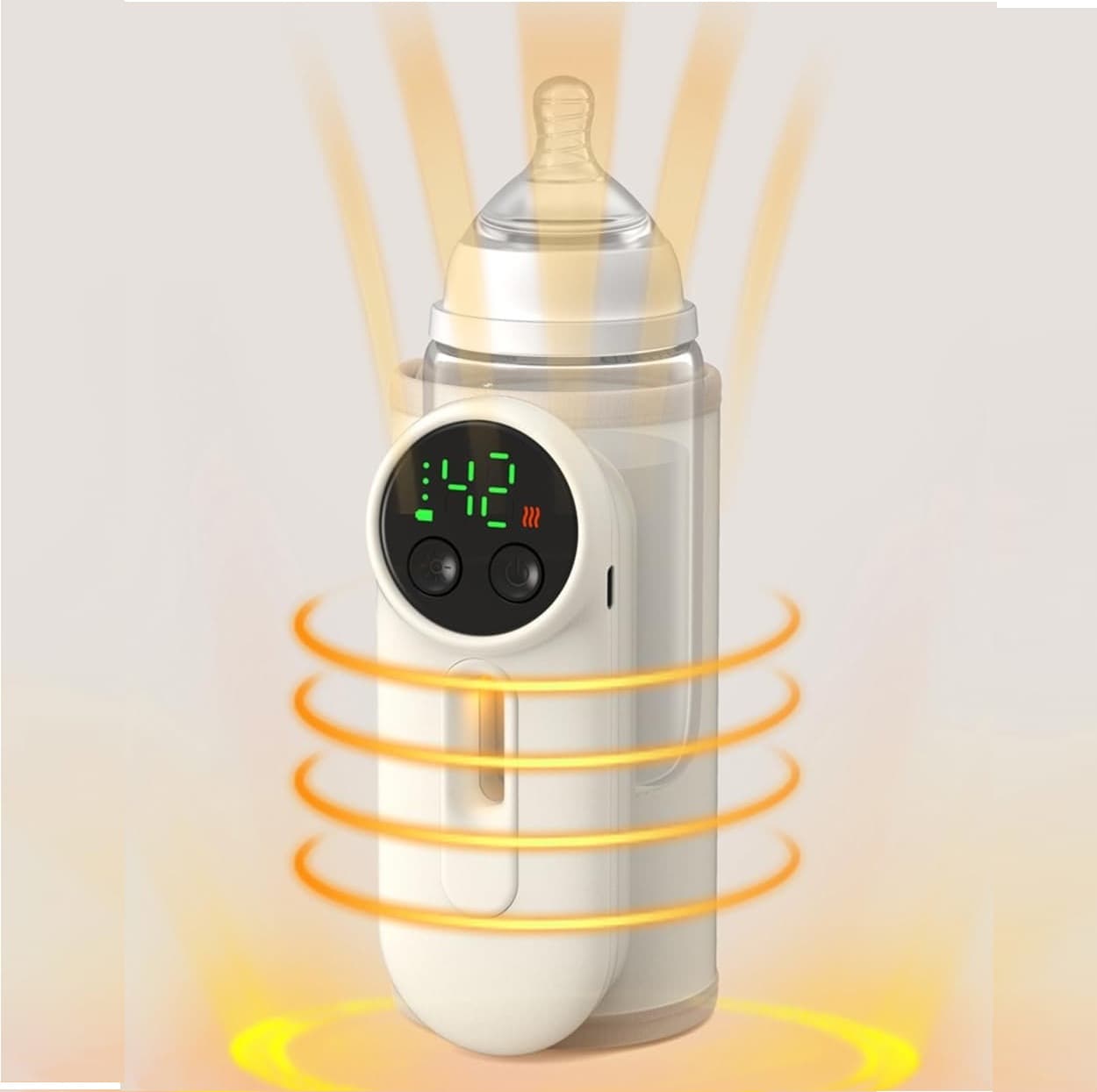 Portable Milk Bottle Warmer For Baby Rechargeable Breast Milk & Formula Warmer With Temperature Control view 5