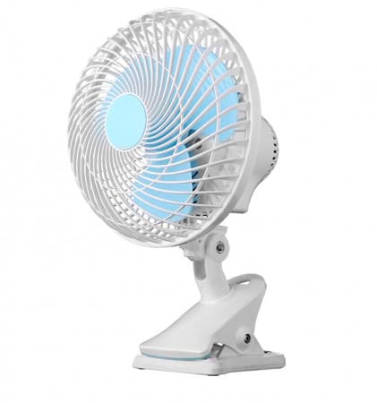 Portable Mini Clip Fan Or Table Fan 3 Blades 8 Inch