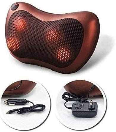 Portable Neck & Back Massager Pillow For Home, Office & Car Use view 2