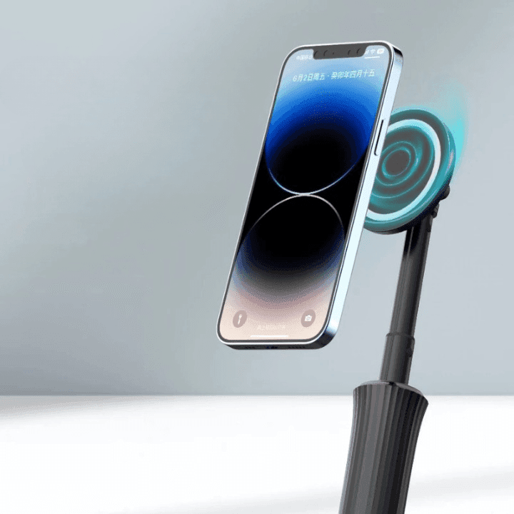 Portable Strong Magnetic Mobile Phone Holder Selfie Stick With Tripod view 3