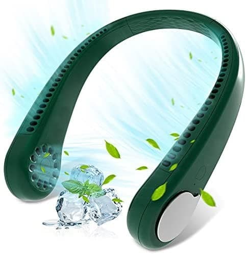 Portable Vaneless Hanging USB Rechargeable Neck Fan Coolfan