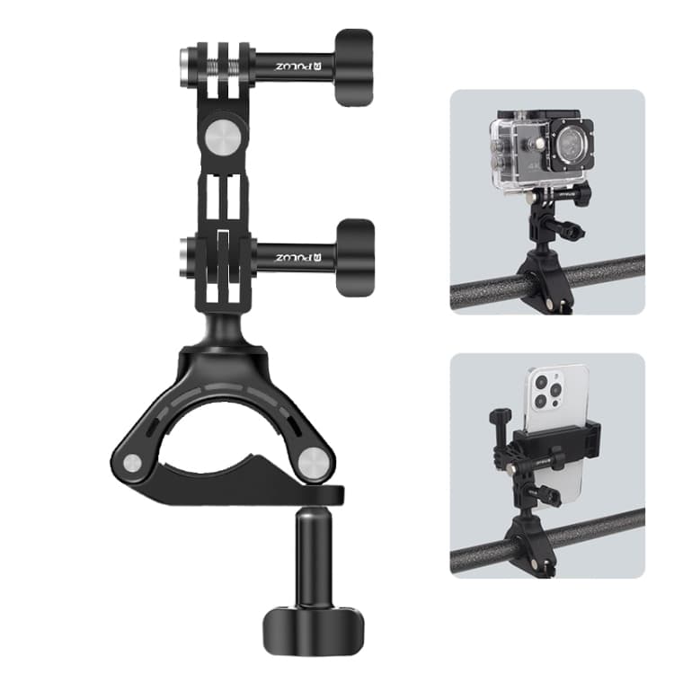 PULUZ PU858 Bike Cycling Bracket Mount With Phone Clamp For Phone & Sports Camera