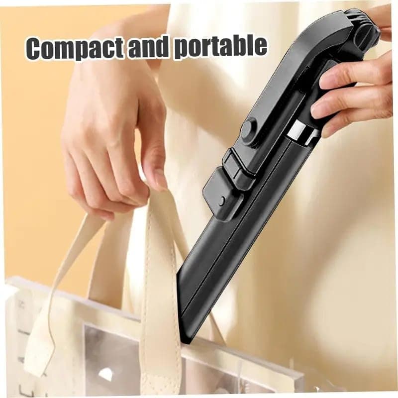 R1S L Selfie Stick Mini LED Fill Light Multifunction Tripod Selfie Stick view 3