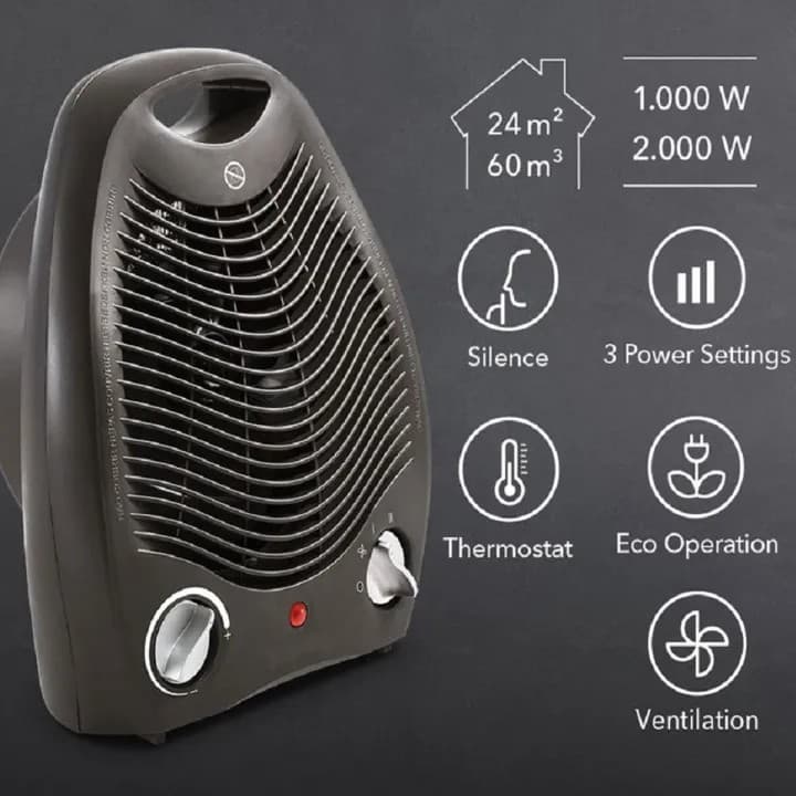 RAF R1181 Electric Heater With Fan 2000W view 5