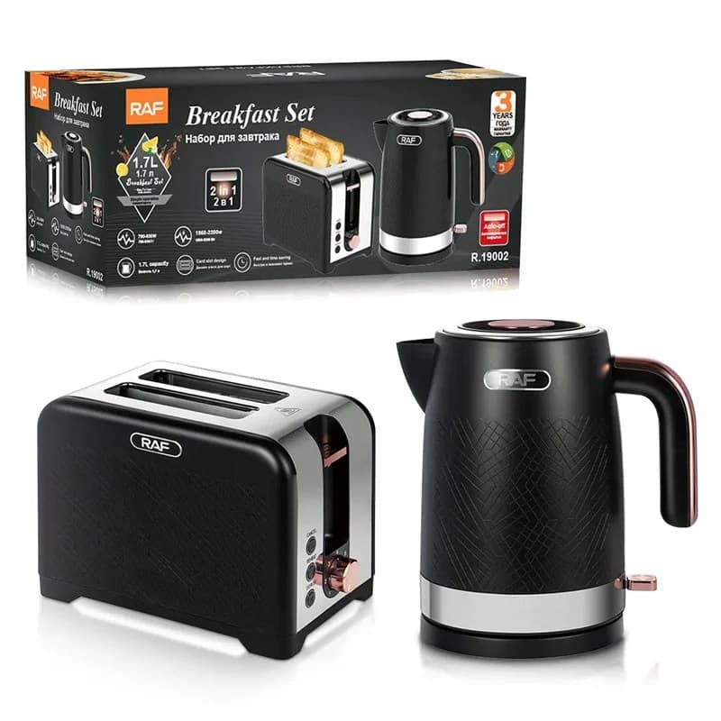 RAF R19002 Teapot And Toaster 2 In 1 Set