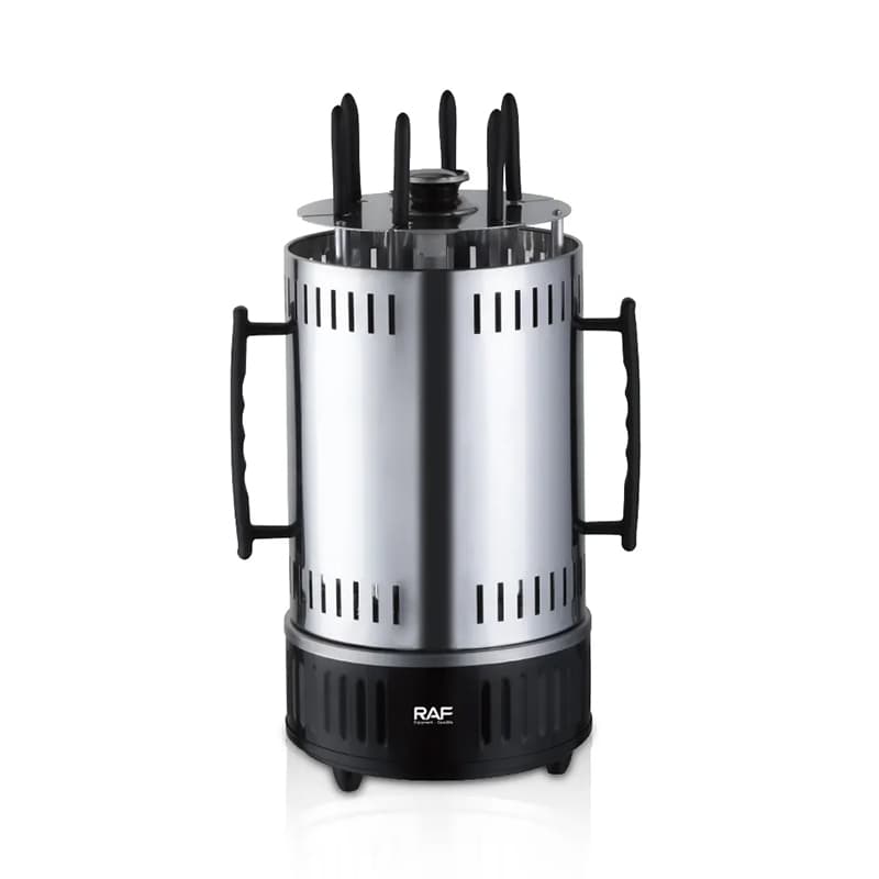 RAF R8612 1000W Multifunctional Electric Grill Vertical Portable Rotating Barbecue view 3