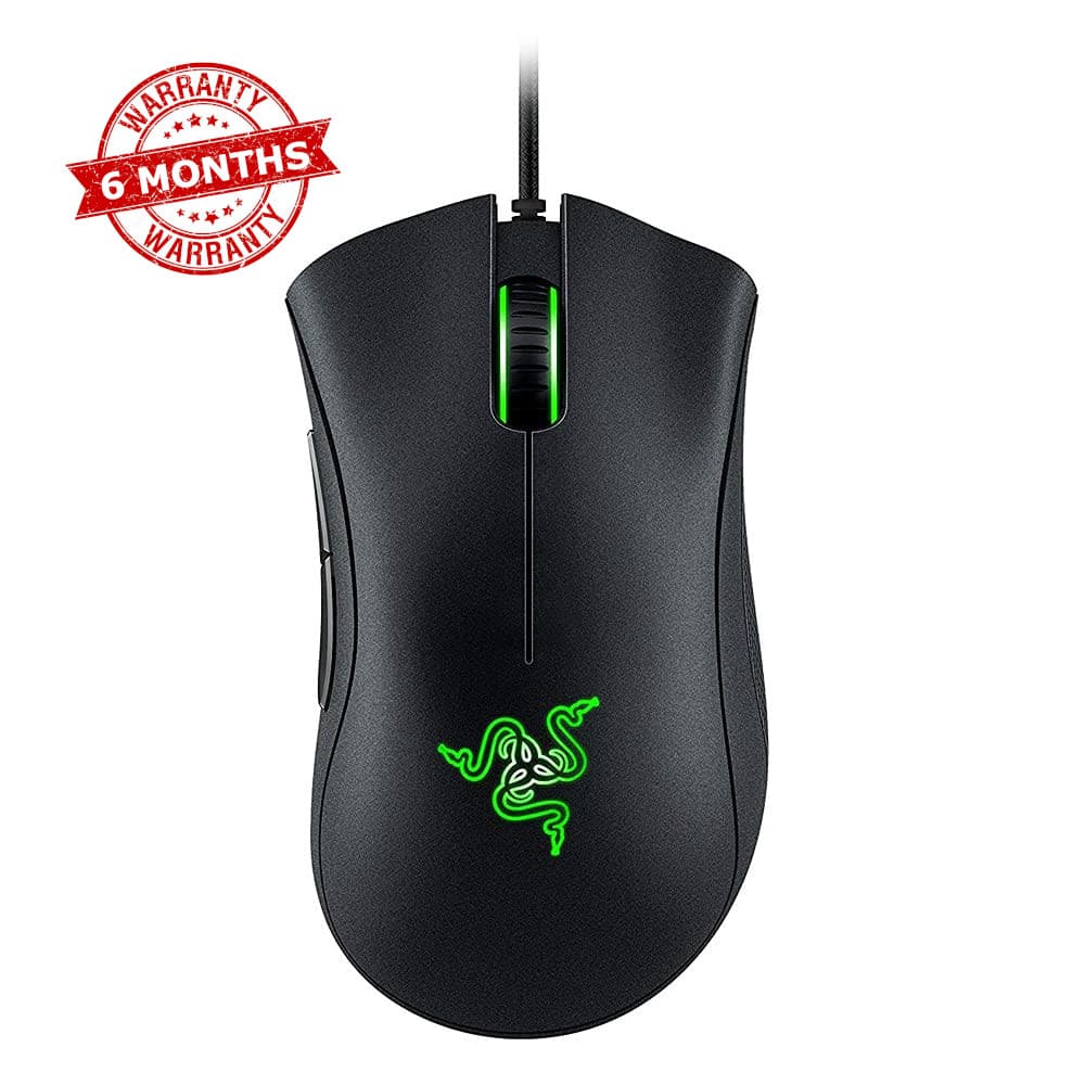 Razer Deathadder Essential Wired Gaming Mouse 6400DPI Optical Sensor