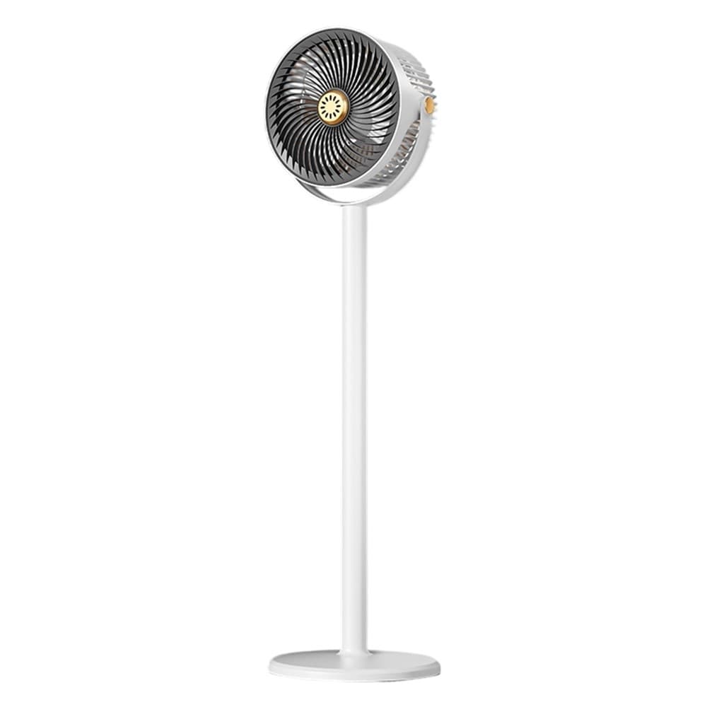 Recharbeable Desk Floor Standing Fan Retractable Adjustable Height 5-Speed Large Airflow