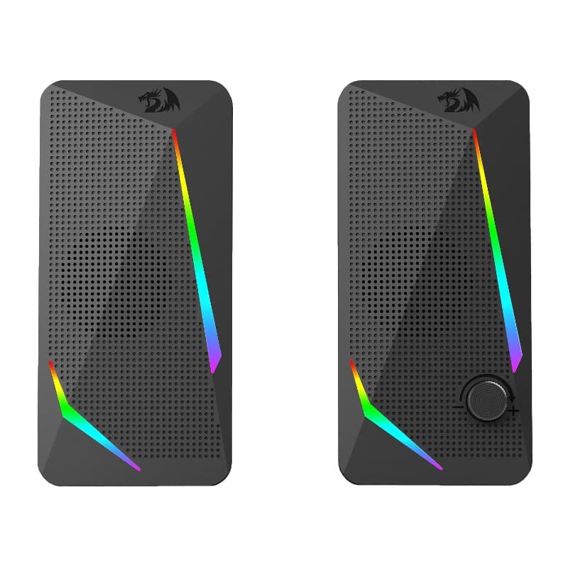 Redragon GS510 Waltz Gaming Speaker 2.0 Channel PC Computer Stereo Speaker With 4 Colorful LED Backlight Modes view 3
