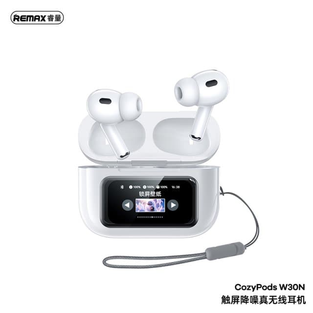 REMAX Cozypods W30N Noise Cancelling True Wireless Earbuds With Touch Screen