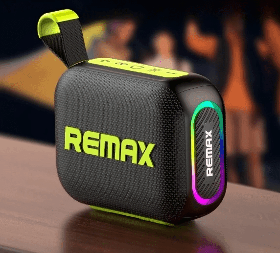 Remax RB M7 Portable Wireless Speaker - IP67 Waterproof, RGB Light, TWS HiFi Sound Loudspeaker