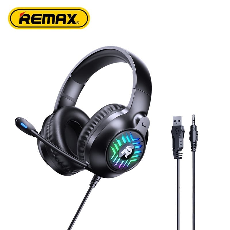 Remax RM 705 Wired RGB Gaming Headphone Headset With Mic