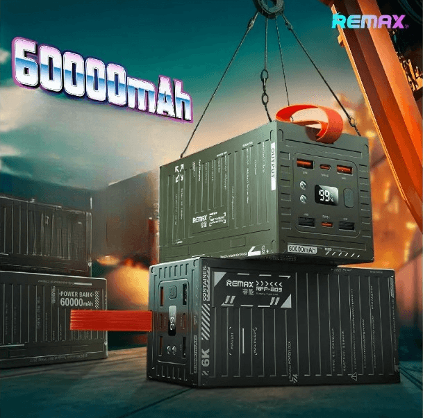 Remax RPP 609 60000mAh PD 20W+QC 22.5W Fast Charging Powerbank