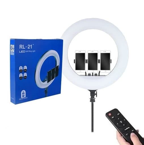 RL21 LED Soft Ring Light With Remote And Stand