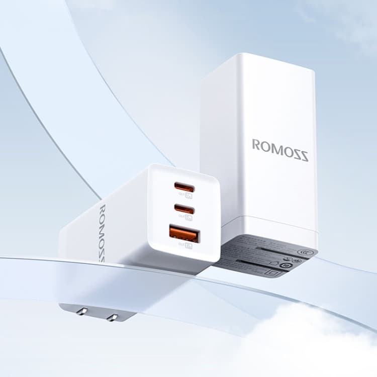 ROMOSS AC65H 65W GaN Fast Charger Foldable USB & Type-C Multifunctional Adapter