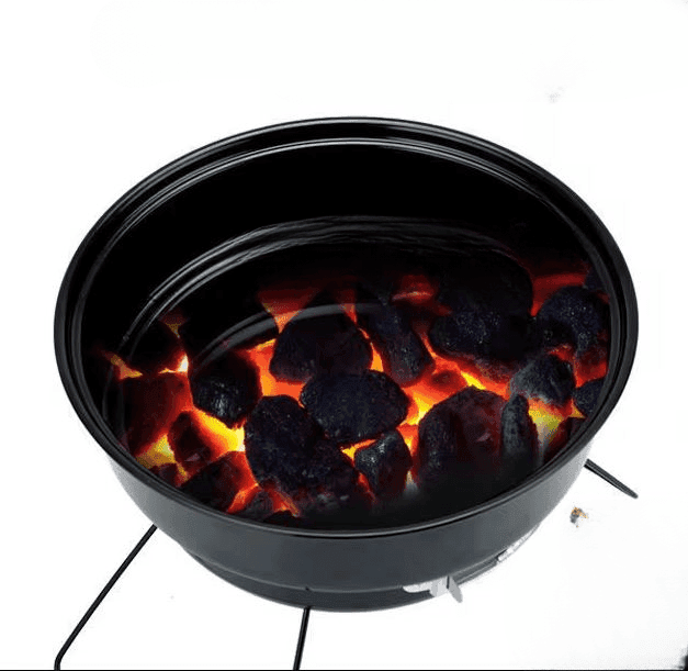 Round Portable Charcoal Barbecue For Indoor Outdoor Garden Grill view 3