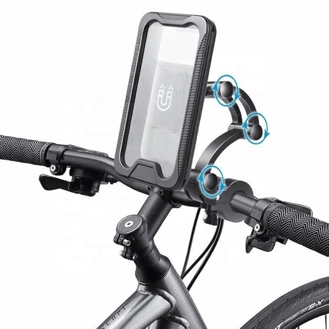 S806 Waterproof 360 Rotation Motorcycle Bike Mobile Phone Holder