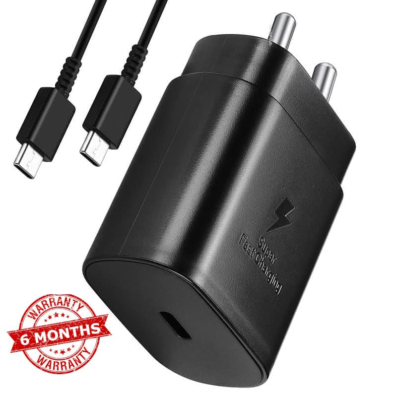 Samsung 25 Watt Charger Adapter With Type C Cable