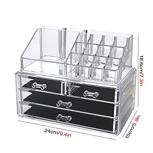 Shag Cosmetic Organizer Makeup Storage Box Lipstick Holder Stand view 3
