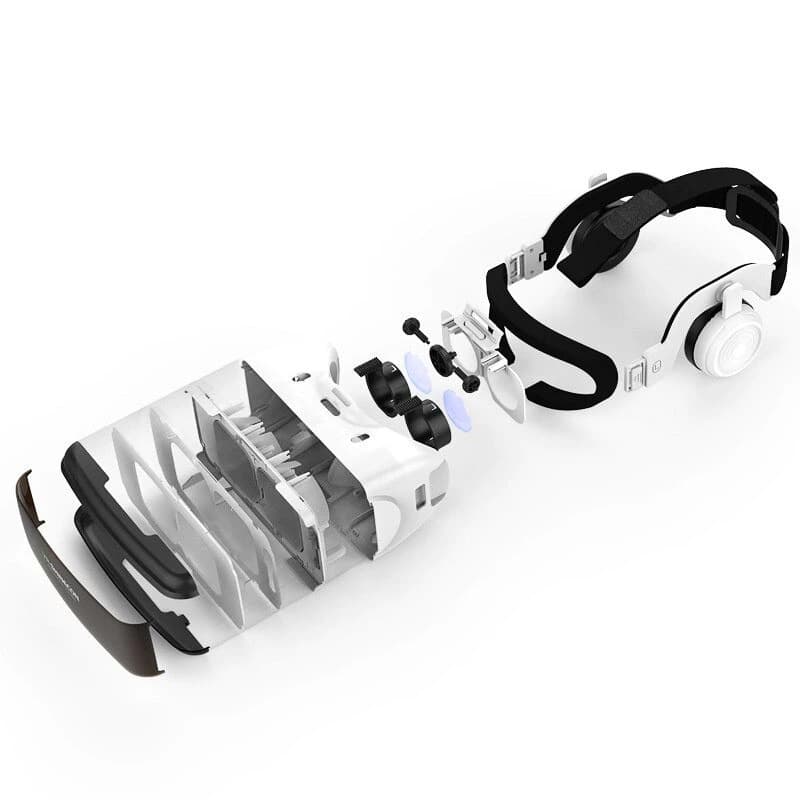 Shinecon G06EB VR Box Virtual Reality 3D Glasses With Earphone Headset view 2