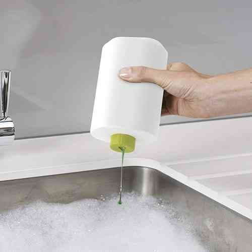 SinkBase Plus 3 Piece Sink Tidy Set Kitchen Bathroom Soap Dispenser With Sponge Holder view 3