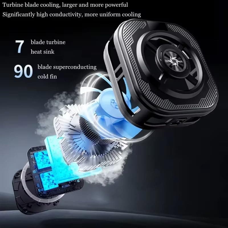 SL39 Fast Ultra Cooling Magnetic Mobile Cooler view 2