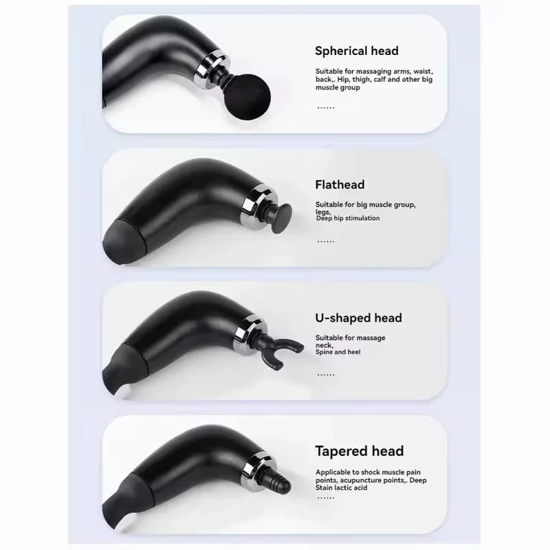 Smart Curved Hook Rechargeable Massage Gun view 4