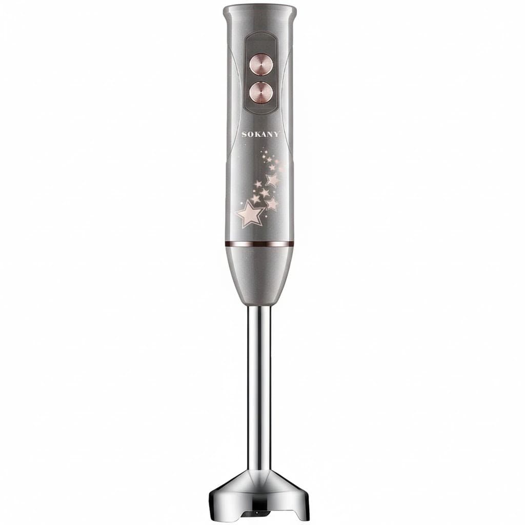 SOKANY SK 02013 Hand Blender – 2-in-1 Electric Handheld Blender With Stainless Steel Blades