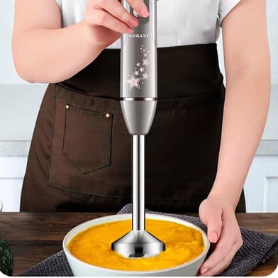 SOKANY SK 02013 Hand Blender – 2-in-1 Electric Handheld Blender With Stainless Steel Blades view 2
