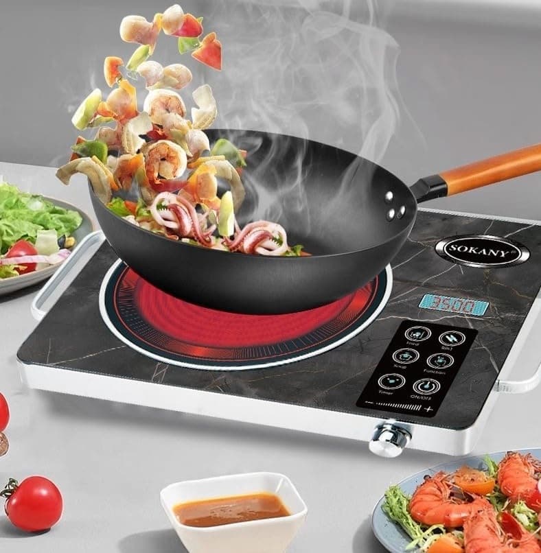 SOKANY SK 07073 Infrared Electric Stove Digital Max-3500W view 2