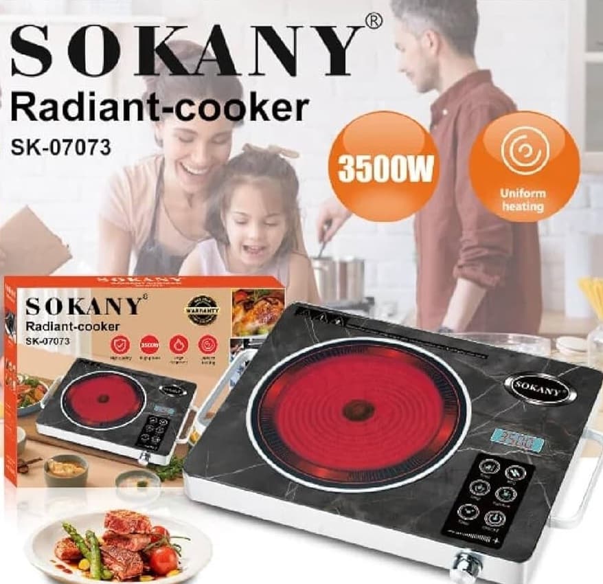 SOKANY SK 07073 Infrared Electric Stove Digital Max-3500W view 4