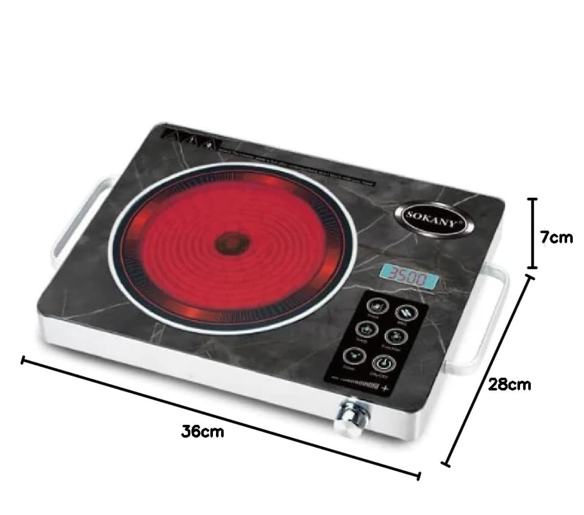 SOKANY SK 07073 Infrared Electric Stove Digital Max-3500W view 3
