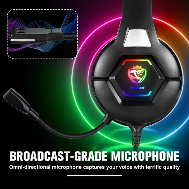 SoulBytes S100 Omni-directional Microphone Esports Gaming Headphone view 3