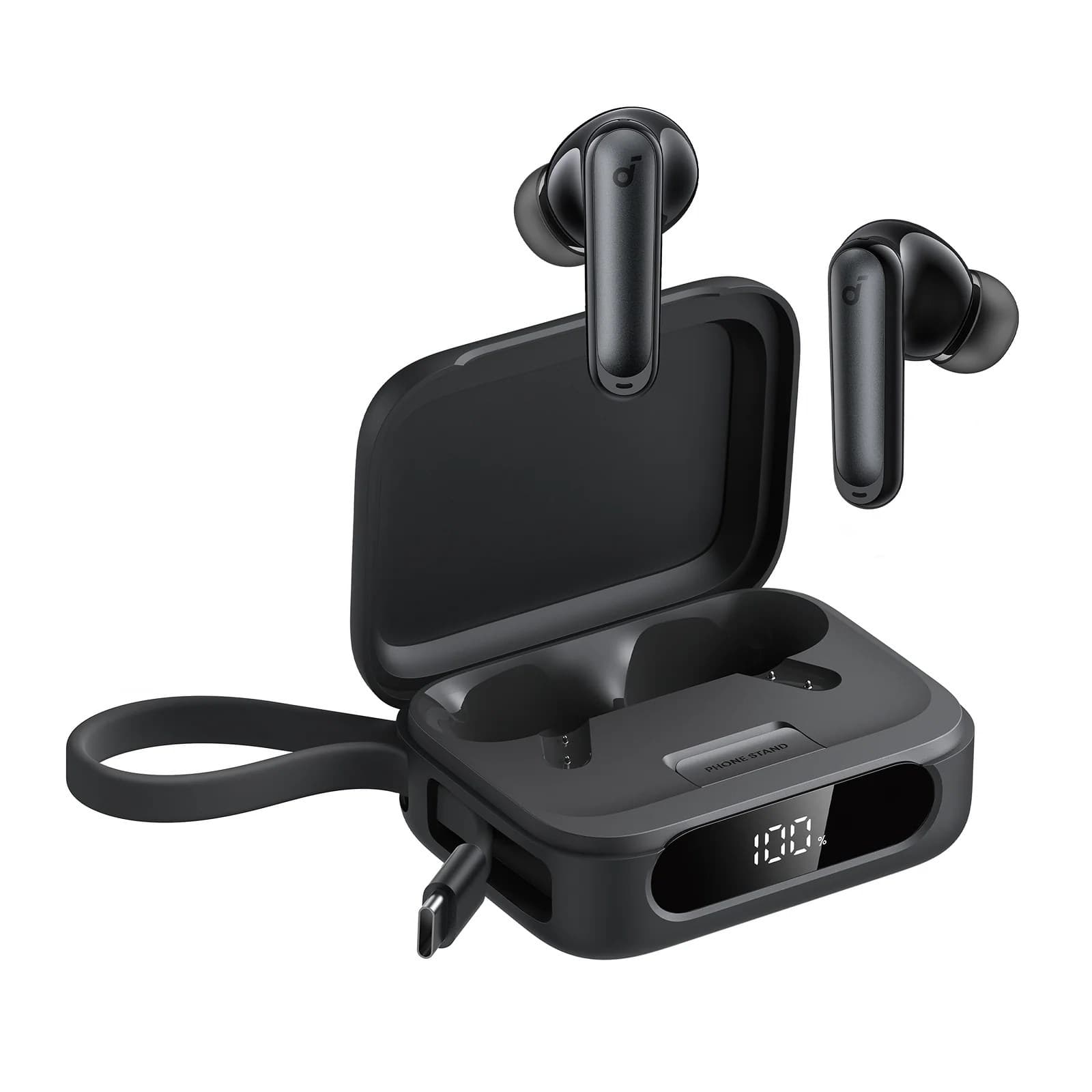 Soundcore P41i Adaptive ANC Wireless Earbuds with Built-In 3000mAh Phone Charging Stand Case