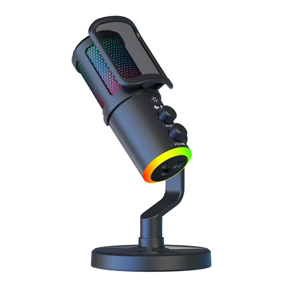 SU9C RGB Gaming USB Microphone with Pop Filter & Mesh