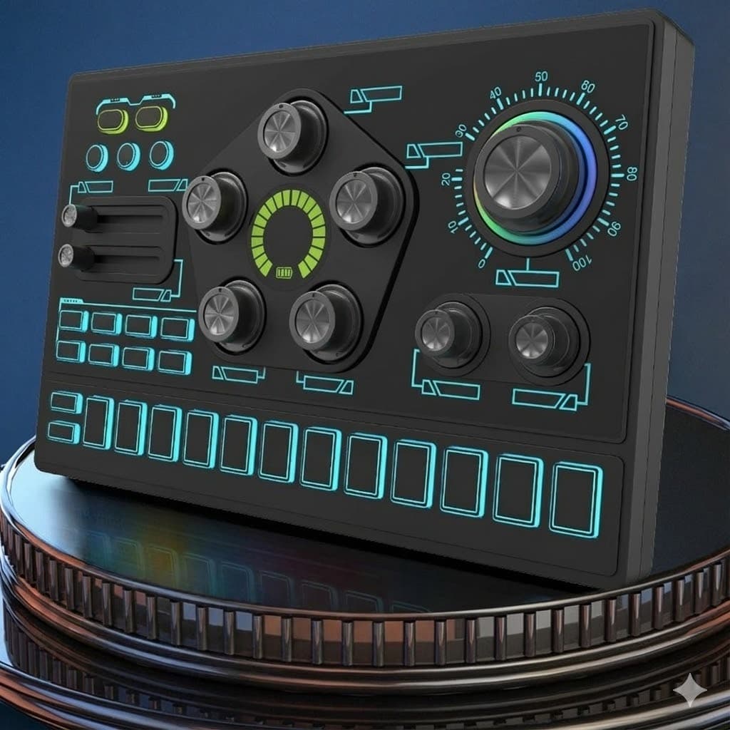 SX91 Multi‑function Professional Mixer Live Streaming Sound Card