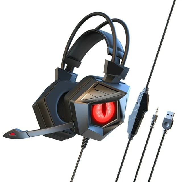 SY G15 Cool Breathing Light 3.5mm Wired Gaming Headphone