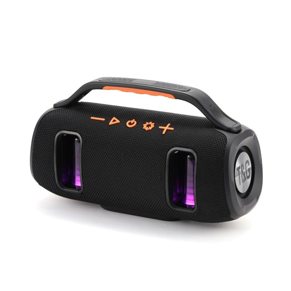 T&G TG694 Wireless Speaker Stereo Bass Waterproof Portable Fabric With LED RGB Light