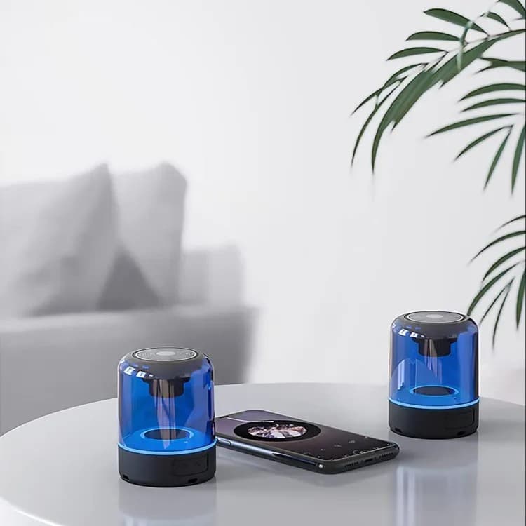 Thao T0-11 Wireless Two Dual Bluetooth Speaker HD Sound Rich Bass Cool LED Lights