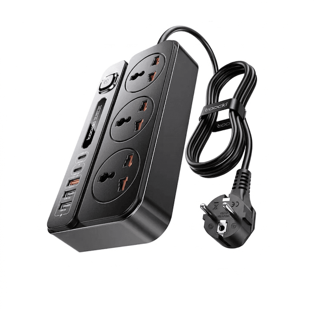 Toocki C36 8 In 1 Universal Power Strip 2500W AC & 32W GaN Fast Charger