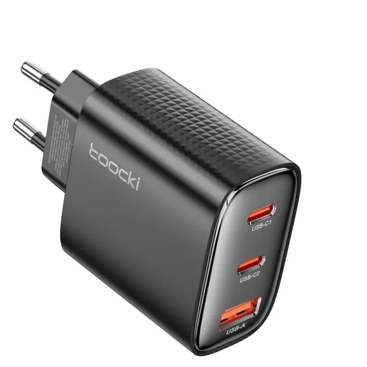 Toocki CS3 40W GaN USB Charger Type C QC 4.0 Quick Charge Dual Type C Fast Phone Charger