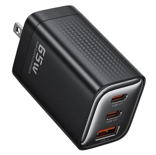 Toocki RX01 65W GaN Fast Charger 3-Port USB-C/A PD 3.0 & QC 4.0 Adapter