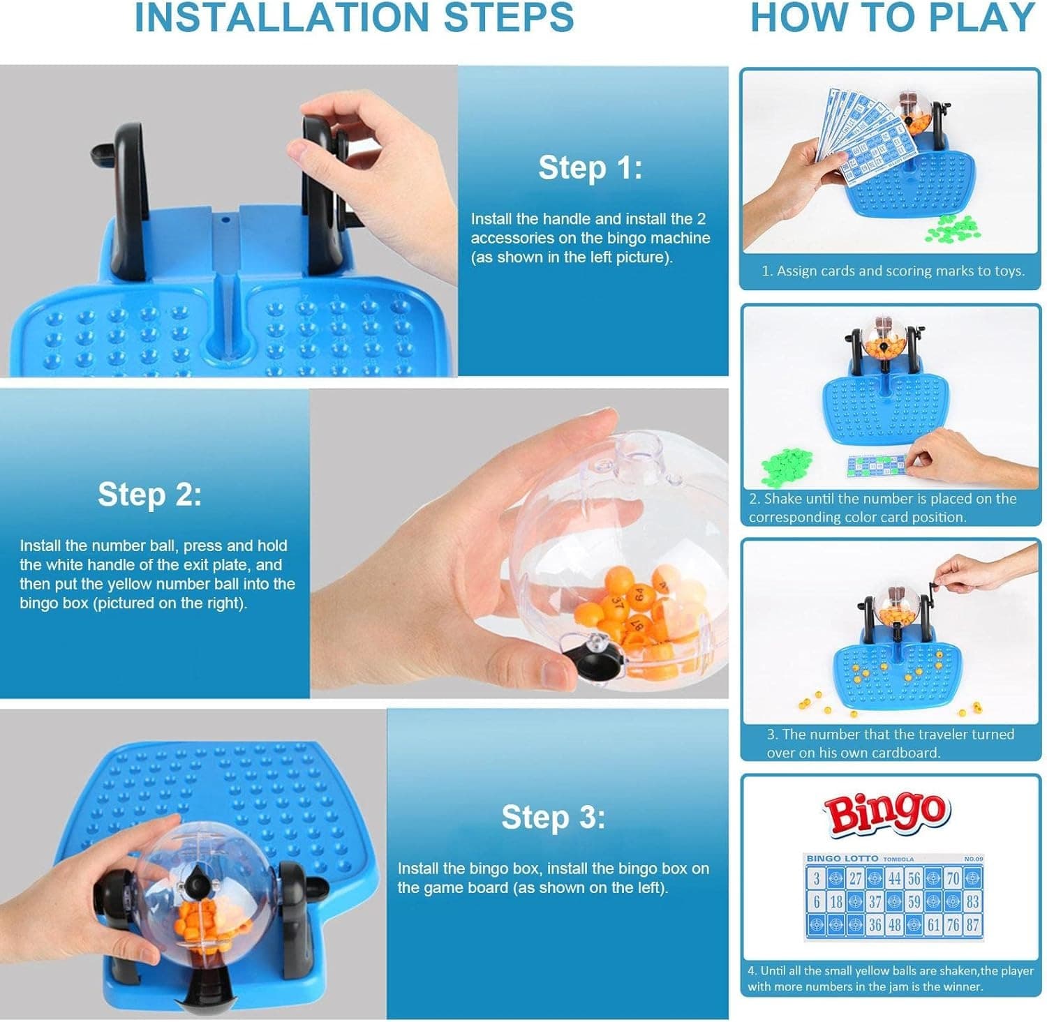 Toys Traditional Bingo Game Set view 4